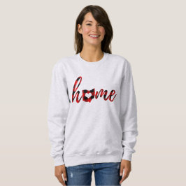 Ohio Home Buffalo Check State Heart T Shirt