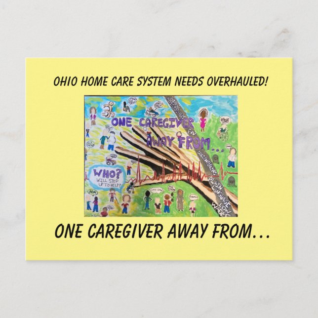 Ohio Home Care BEHÖVER ÖVERHaul-vykort Vykort (Framsida)