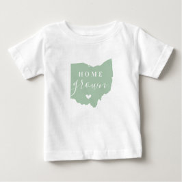 Ohio Home Grown | Redigerbar Färg-stat Karta T Shirt