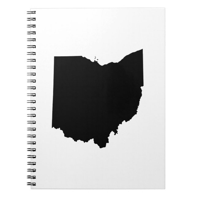 Ohio i svart och vitt anteckningsbok (Framsidan)