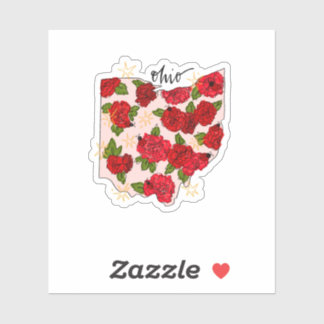 Ohio Illustrated State Sticker Klistermärken