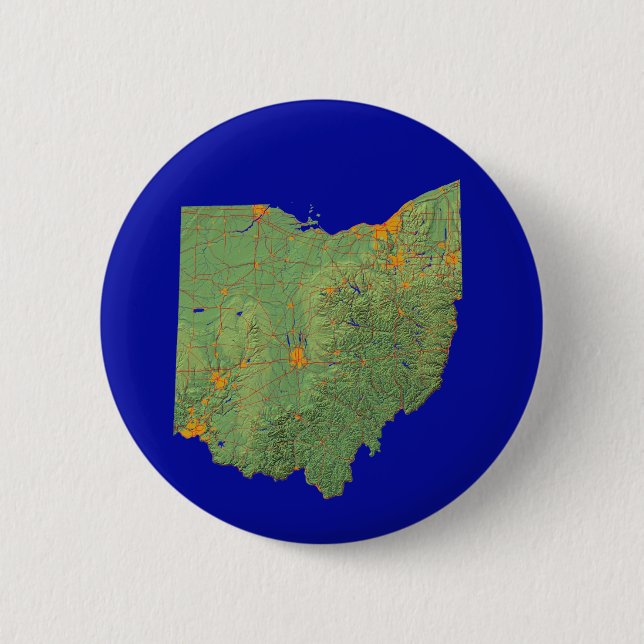 Ohio Karta-knapp Knapp (Framsida)