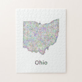 Ohio karta pussel