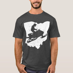 Ohio Karta Snowmobile Riding Winter Sports Coola S T Shirt