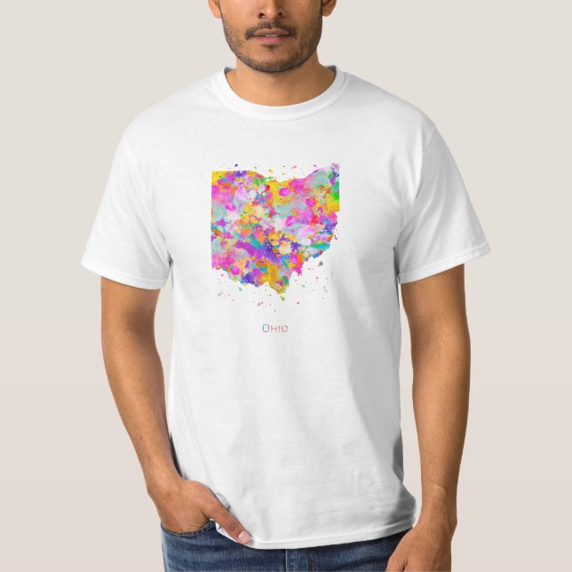 Ohio Karta T Shirt (Framsida)