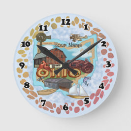 Ohio-klocka Rund Klocka