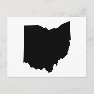 Ohio-lägesdisposition Vykort