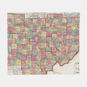 Ohio län fleecefilt