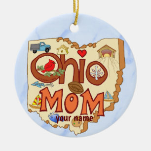 Ohio Mamma Julgransprydnad Keramik