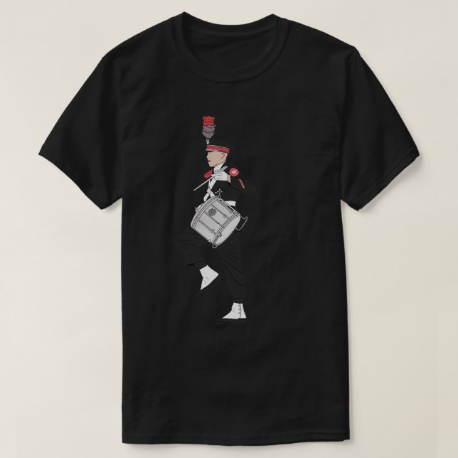 Ohio Marching Band Drummer Sticker T Shirt (Design framsida)
