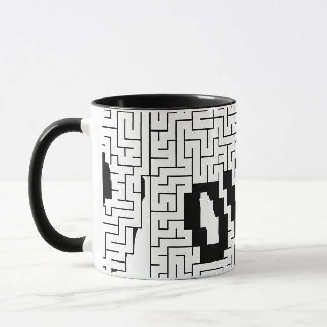 Ohio Maze Puzzle Mugg (Vänster)