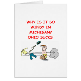ohio michigan skämt hälsningskort