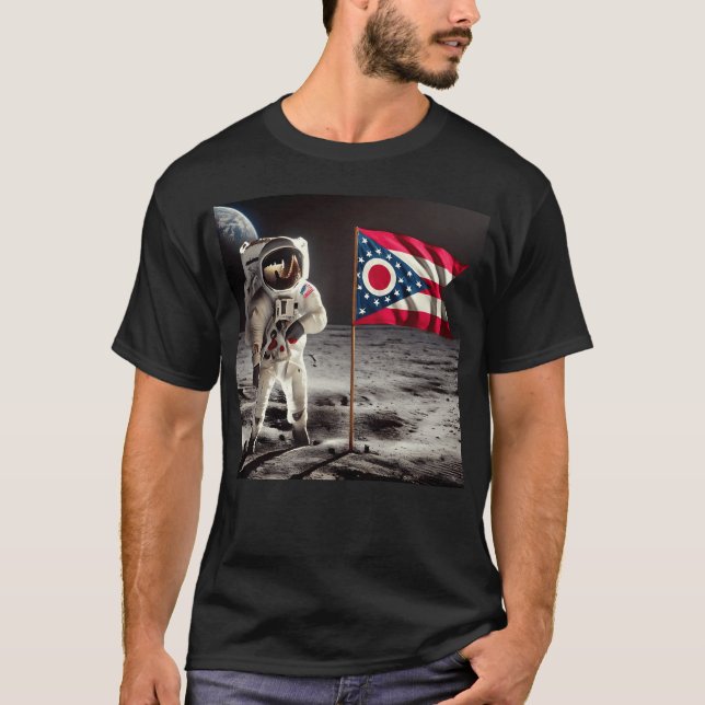 Ohio Moon Landing pojke T Shirt (Framsida)