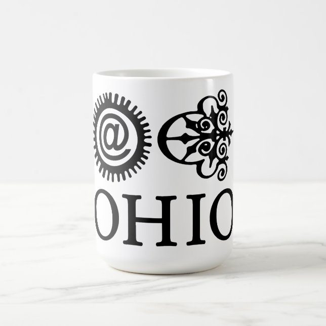 Ohio MuGlyph Kaffemugg (Center)