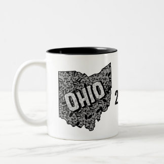 Ohio Musik noter Två-Tonad Mugg