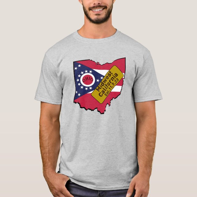 Ohio new California T Shirt (Framsida)