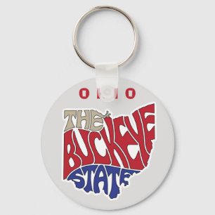 Ohio Nickname Ord Art Nyckelring
