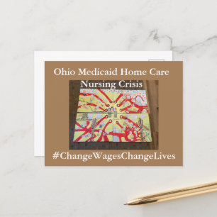 Ohio Nursing Crisis vycard Vykort