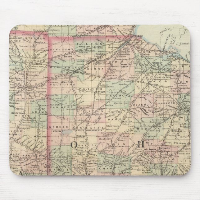 Ohio och Indiana Musmatta (Framsidan)