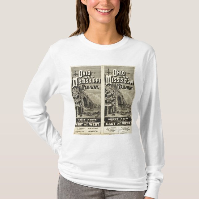 Ohio och Mississippi järnväg Tee (Framsida)