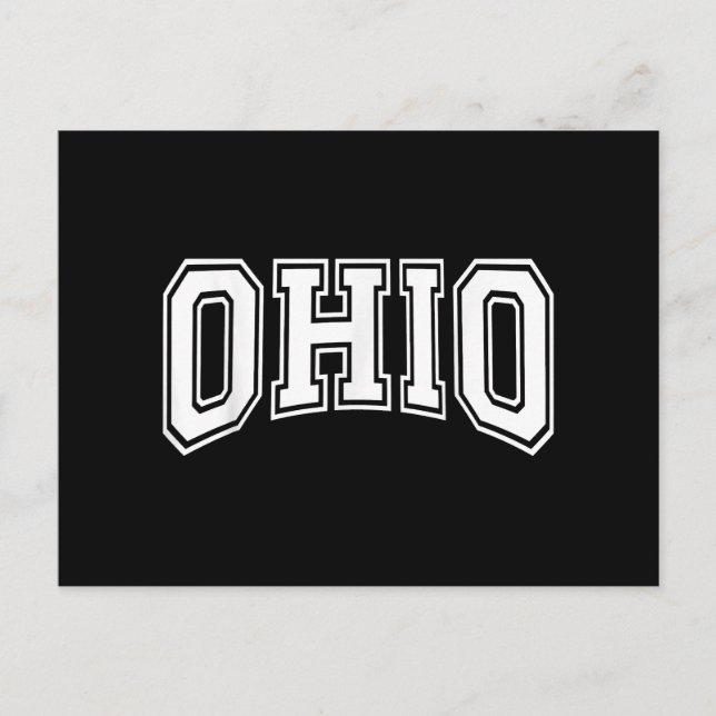 Ohio OH USA Vykort (Framsida)