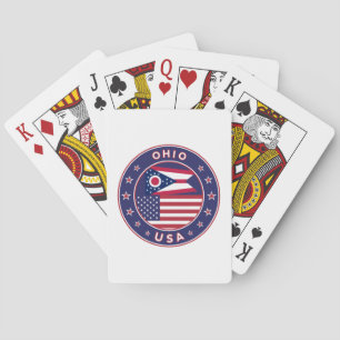 Ohio, Ohio t-shirt, Ohio-dekal, telefonfodral Casinokort