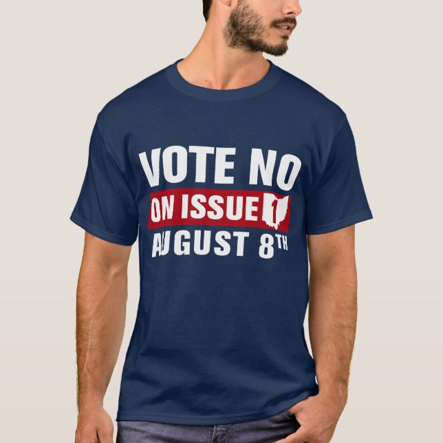Ohio-omröstning nr 1 t shirt (Framsida)