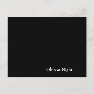 Ohio på natten vykort
