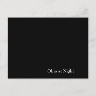 Ohio på natten vykort
