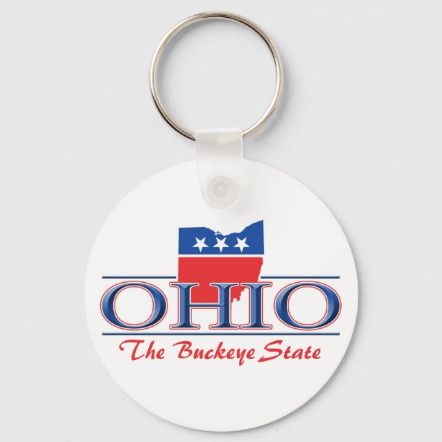 Ohio Patriotic Keychain Nyckelring (Framsida)