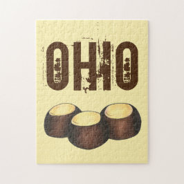 Ohio Peanut Butter Buckeye Buck Öga Classic Candy Pussel