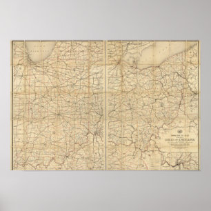 Ohio Postal Route Poster