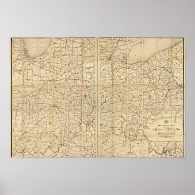 Ohio Postal Route Poster (Framsidan)