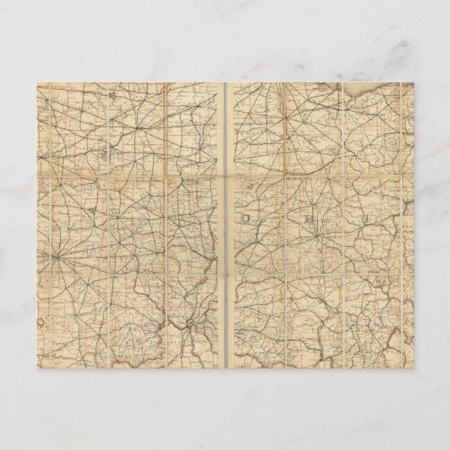 Ohio Postrutt Vykort (Framsida)