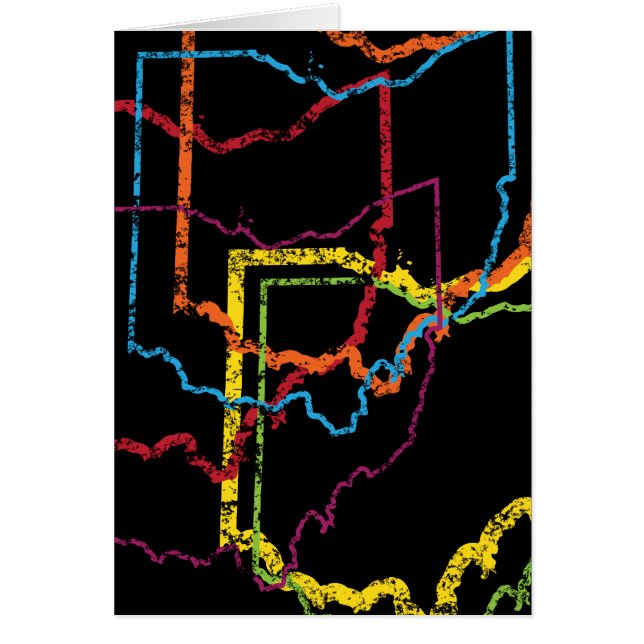 ohio pride ooligur hälsningskort (Framsidan)