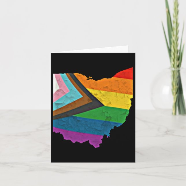 Ohio Pride Sticker Kort (Framsida)