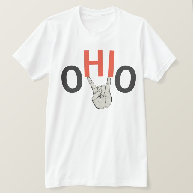Ohio pride tee shirt (Design framsida)