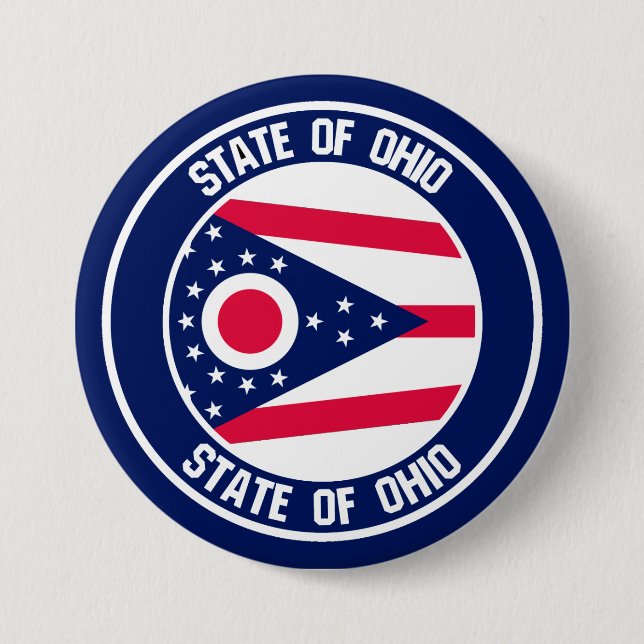 Ohio Round Emblem Knapp (Framsida)