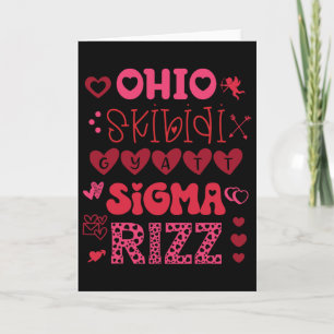 Ohio Skibidi Gyatt Sigma Rizz Alla hjärtans dag me Kort
