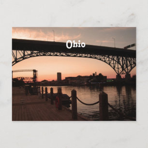 Ohio-solnedgång Vykort