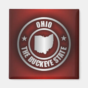 Ohio stålsätter (rött) magnet