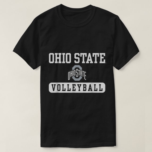 Ohio State Buckeyes Volleyball Red T Shirt (Design framsida)