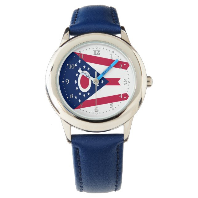 Ohio State Flag Armbandsur (Framsida)