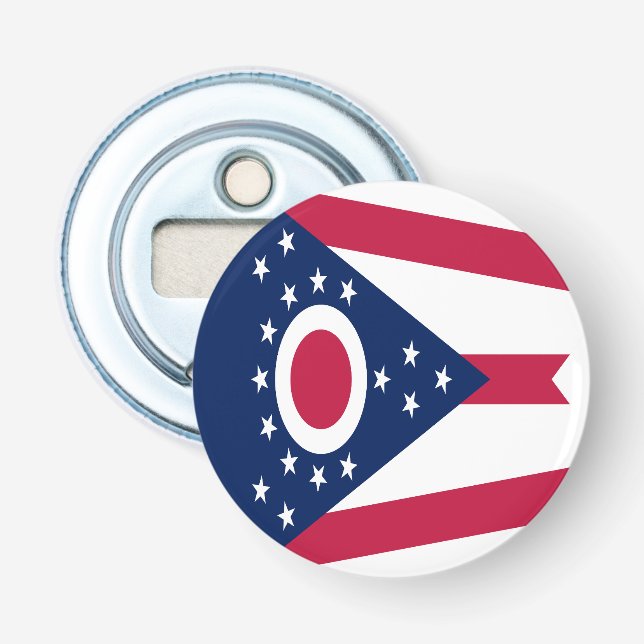 Ohio State Flag Flasköppnare (Framsidan)