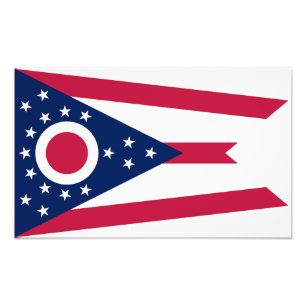 Ohio State Flag Fototryck