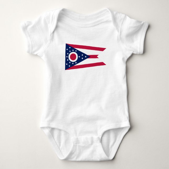 Ohio State Flag T Shirt (Framsida)