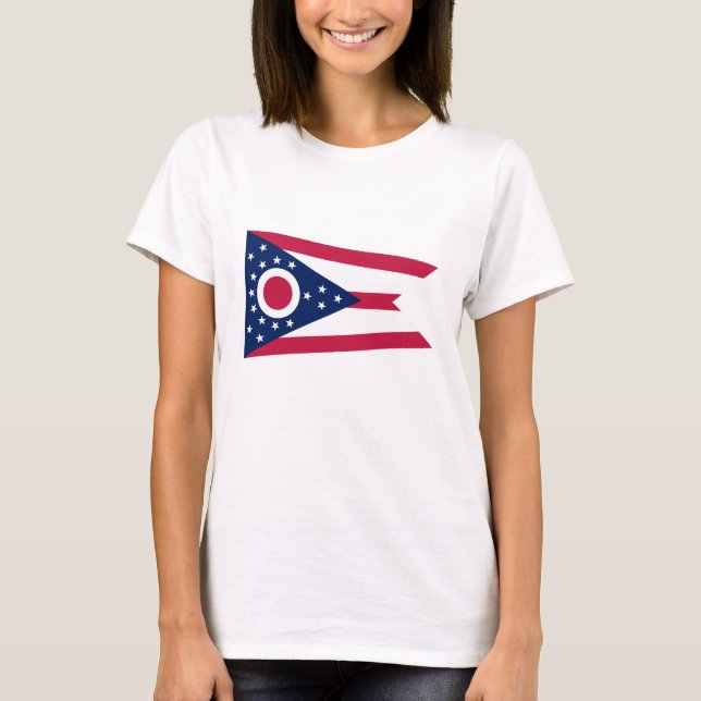 Ohio State Flag T Shirt (Framsida)