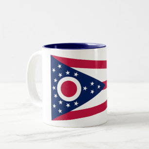 Ohio State Flag Två-Tonad Mugg