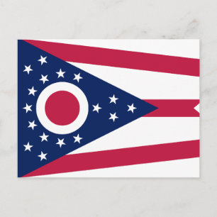 Ohio State Flag Vykort