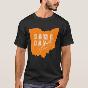 Ohio State Game Day Vibes Retro Vintage Football T Shirt